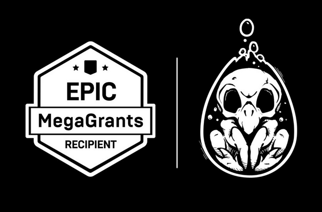 Epic MegaGrants Recipient and Hatchery Games logos